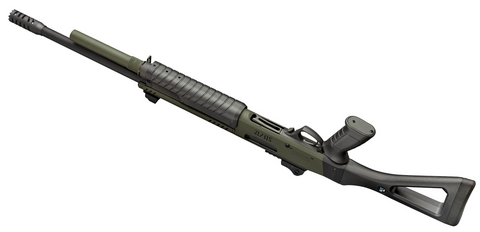 Fusil à pompe Fabarm STF/12 Pistol Grip Mil Spec - Cal. 12/76 - Vert