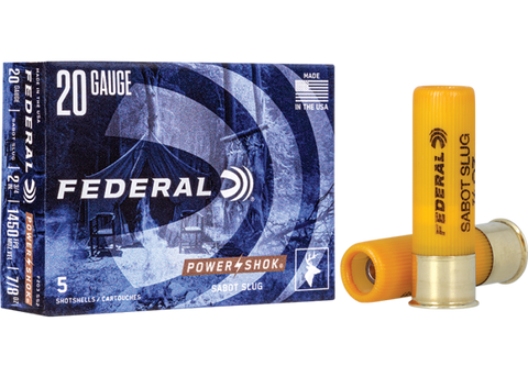 Cartouches Federal Power-Shok Sabot Slug