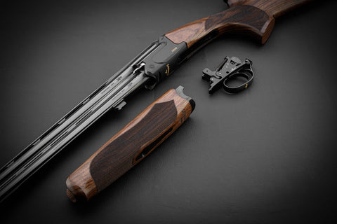 Fusil superposé FOSSARI Sporting CRX9 avec crosse réglable - Cal. 12/76 - ChasseTir.com