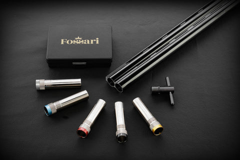 Fusil superposé FOSSARI Sporting CRX9 avec crosse réglable - Cal. 12/76 - ChasseTir.com