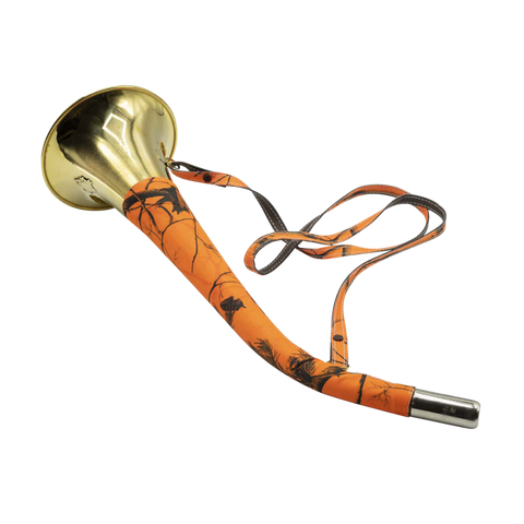 Corne Plate Januel en Laiton Gainée  - Orange Camo