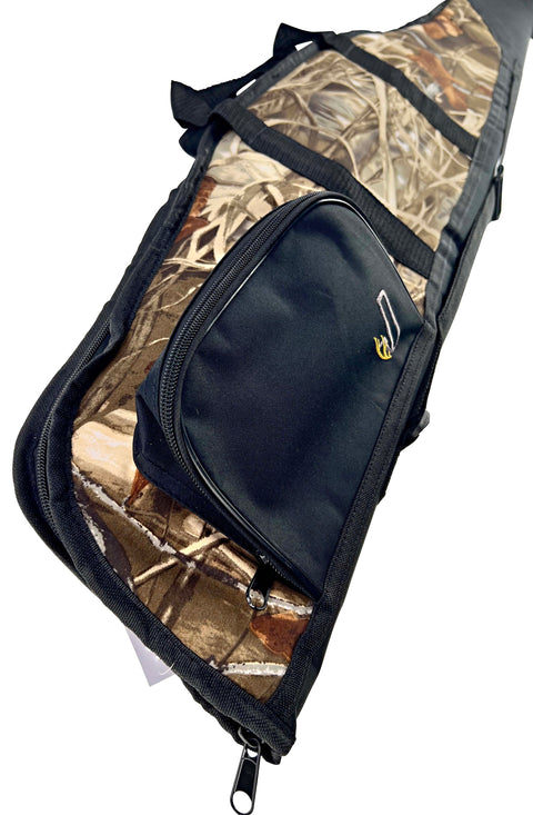 Etui Fusil Januel Avec Lunette Champs Avec Poche Camo Roseaux