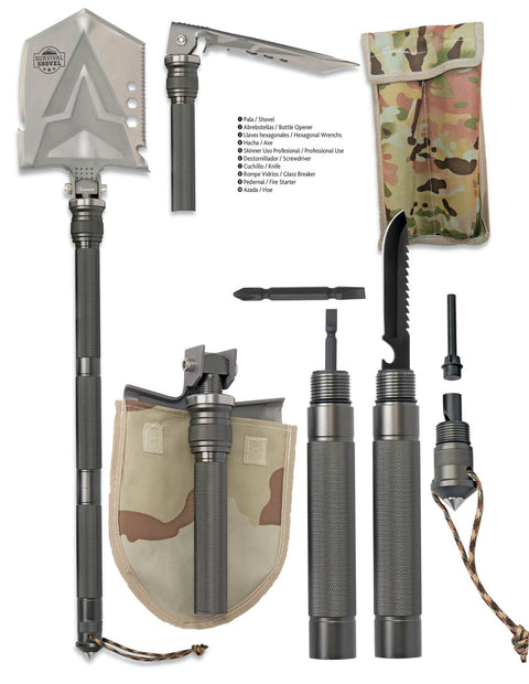 Pelle de Survie Pro MARTINEZ ALBAINOX - 11 Fonctions