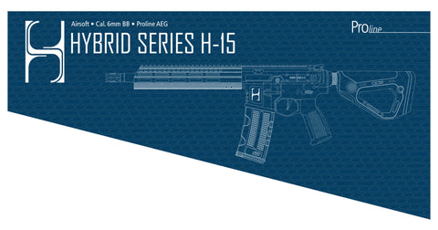Réplique ASG AEG Hybrid Séries H-15 Carbine - ChasseTir.com