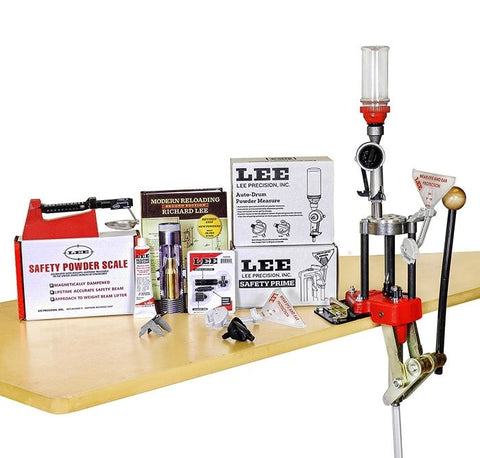 Kit de rechargement complet LEE Precision avec presse à tourelle 4 stations Lee Classic Turret Press