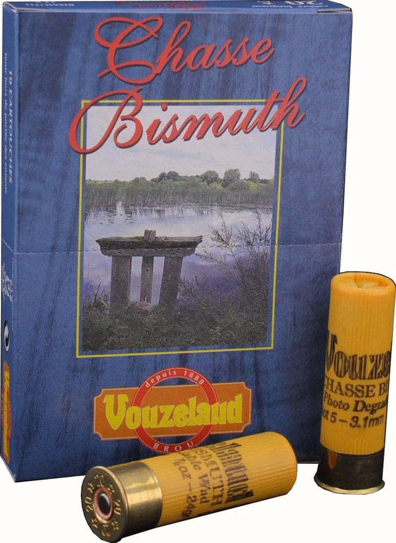 Cartouches Vouzelaud - Bismuth - Cal. 20/70 - Boite de 10