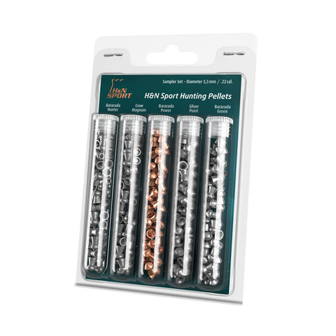 Blister 5 variétés Plombs H&N Sport Hunting - Cal. 5.5 - ChasseTir.com