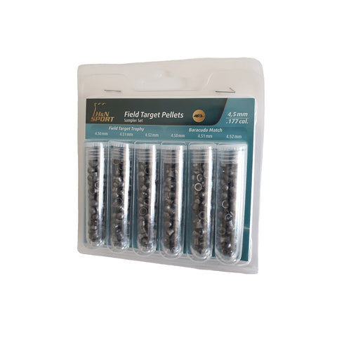 Blister 6 variétés Plombs H&N Sport Field Target - ChasseTir.com