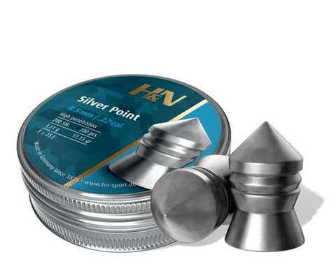 Balles H&N Sport Silver Point - Cal. 5.5 - X200 - ChasseTir.com