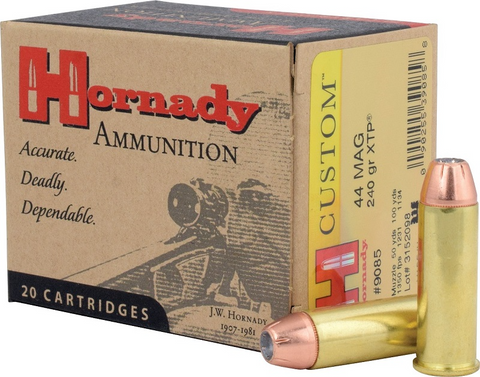 Cartouches Hornady JHP/XTP - Cal. 44 Mag
