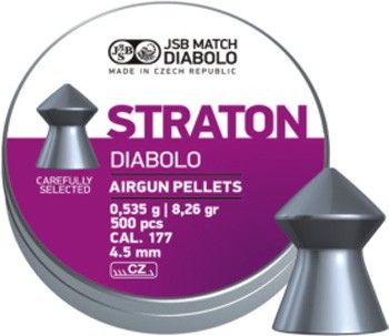 Boîte de 500 plombs JSB Diabolo Straton - Cal. 4.5 - ChasseTir.com