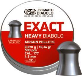 Boîte de 500 plombs JSB Diabolo Exact Heavy - Cal. 4.52 Default Title - ChasseTir.com