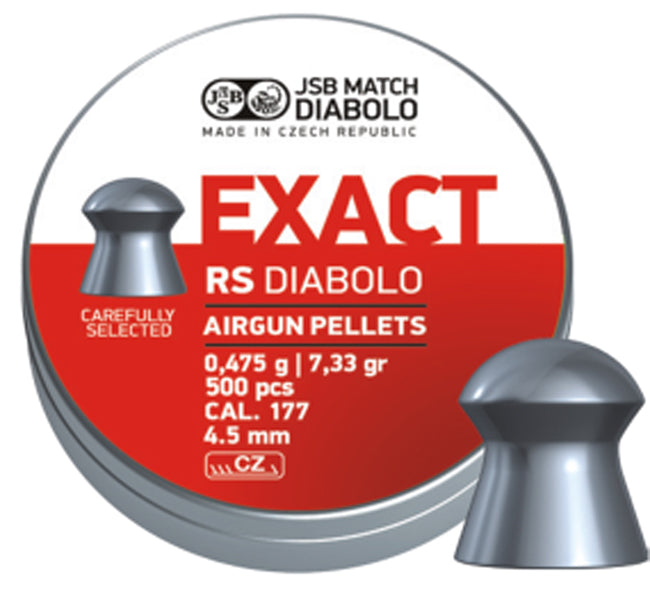 Boîte de 500 plombs JSB Diabolo Exact RS - Cal. 4.5