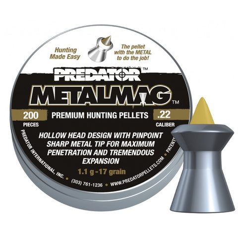 Boîte de 200 plombs JSB Predator Metalmag 4.5 mm - ChasseTir.com