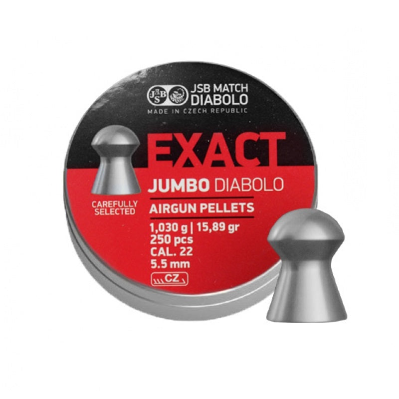 Boîte de 250 plombs JSB Jumbo Exact - Cal. 5.5