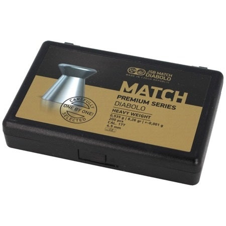 Boîte de 200 plombs JSB Match Premium Heavy - Cal. 4.5 - ChasseTir.com