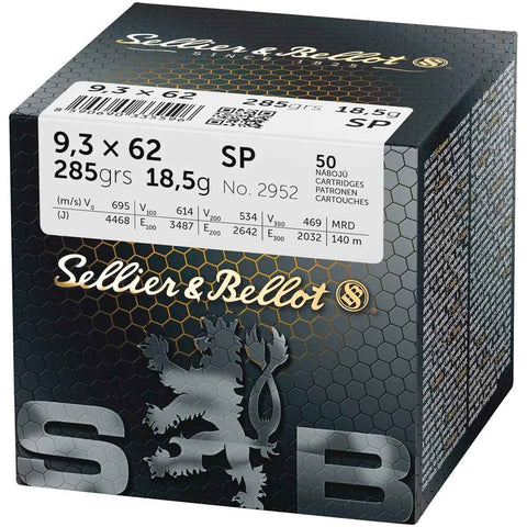 Balles Sellier & Bellot Soft Point - Cal. 9.3x62 - ChasseTir.com