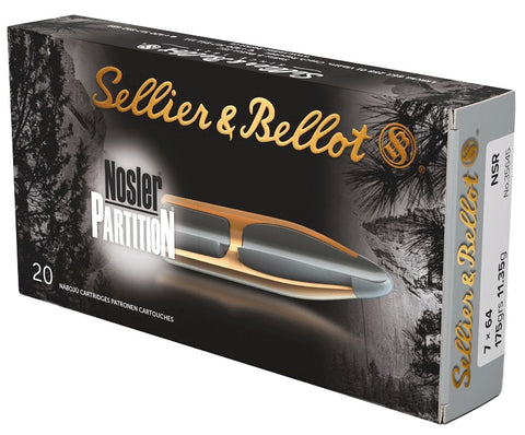 Balles Sellier & Bellot Nosler Partition - Cal. 7x64 - ChasseTir.com