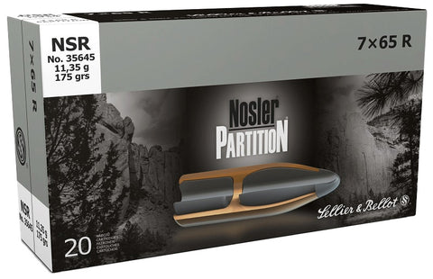 Balles Sellier & Bellot Nosler Partition - Cal. 7x65 R - ChasseTir.com