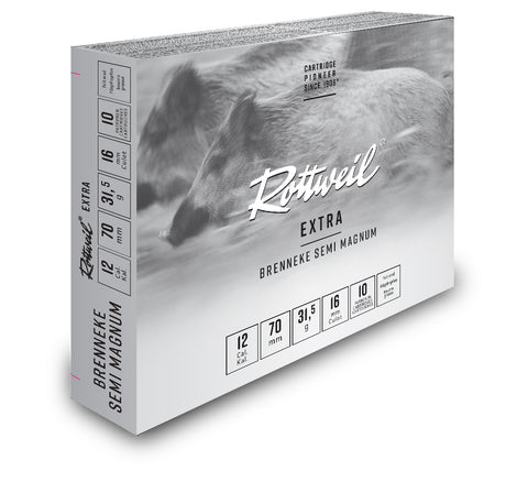Cartouches à plomb Rottweil Brenneke Cal.12/70 Mag