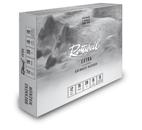 Cartouches à plomb Rottweil Brenneke - Cal.12/76 Magnum