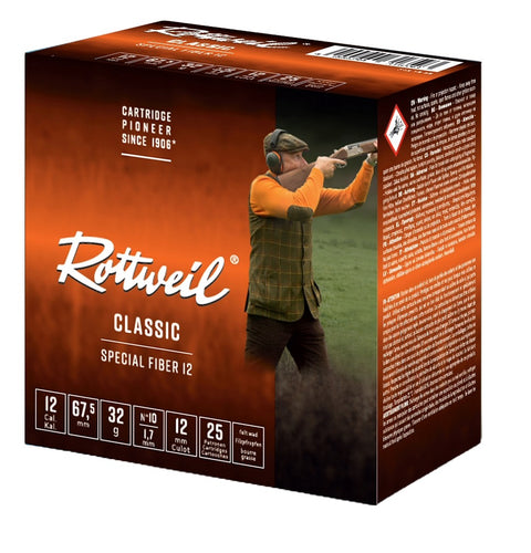 Cartouches Rottweil Special 12 F Cal. 12/67.5 - bourre grasse