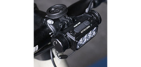 Montage vélo Nitecore pour HC60UHE, HC65-UHE et gamme NU