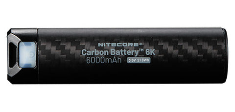 Batterie externe Nitecore en carbone 6K