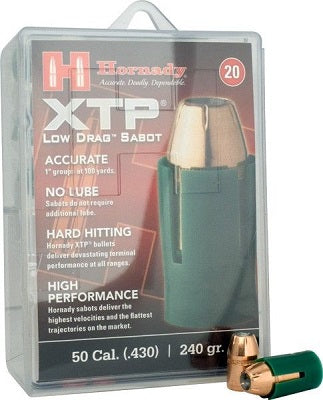 Ogives Hornady - Cal. 50 Sabot 44 240GR XTP - ChasseTir.com