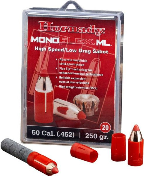 Ogives Hornady - Cal. 50 Sabot LOW DRAG 45 250GR MONOFLEX Default Tit - ChasseTir.com