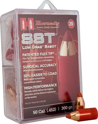 Ogives Hornady Sabot LOW DRAG 45  SST - Cal. 50 - ChasseTir.com