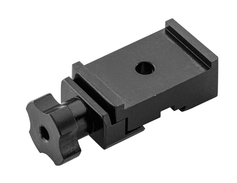 Pied Delory-Brumard Aluminium Monobloc à Rail de 11mm pour Compensateur - ChasseTir.com