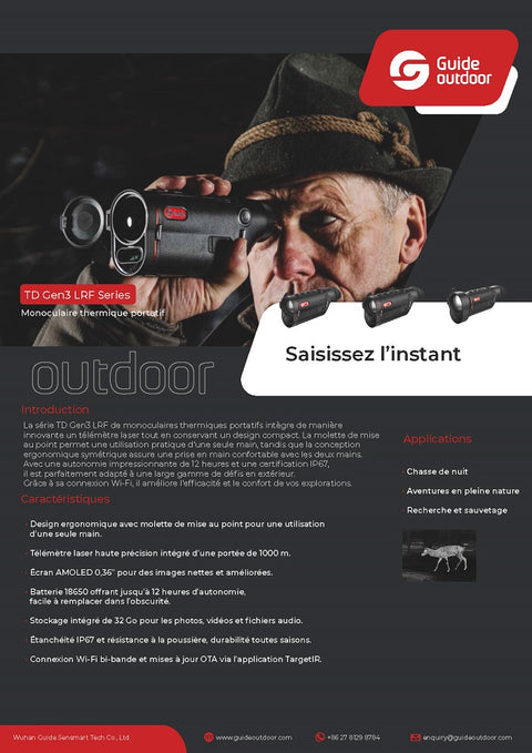 Lunette Thermique Sensmart Guide TD