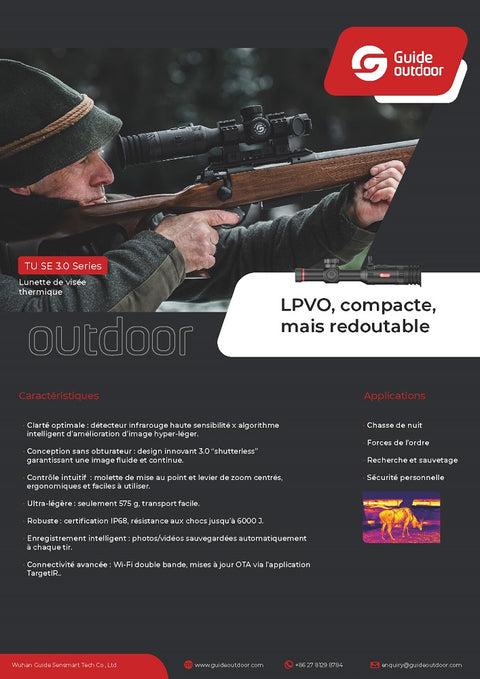 Lunette Thermique Sensmart Guide TU425SE 3.0