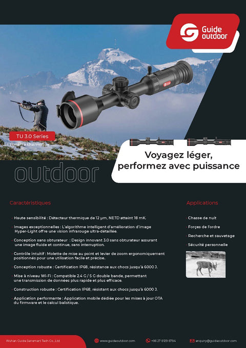 Lunette Thermique Sensmart Guide TU 3.0