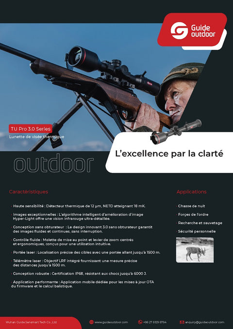 Lunette Thermique Sensmart Guide TU P 3.0