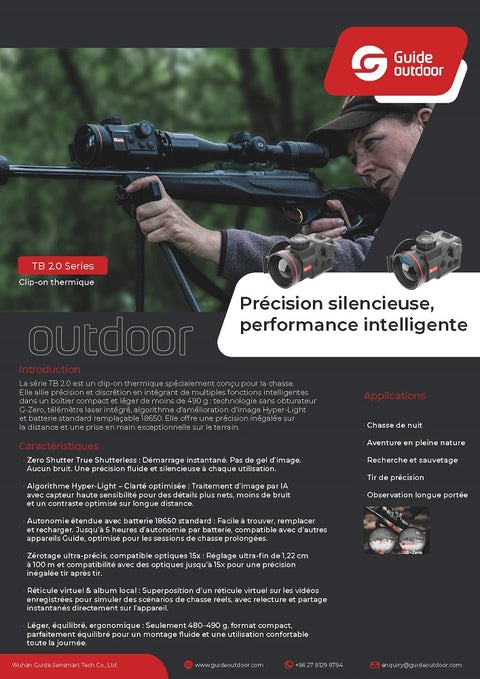 Clip-On Thermique Sensmart Guide TB650 2.0