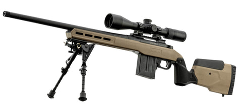 Carabine Mossberg Patriot LR Tactical .308 Winchester RTI 6-24x50 Bipied Harris