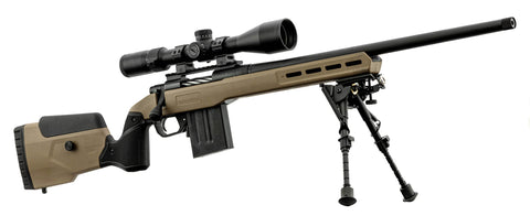 Carabine Mossberg Patriot LR Tactical .308 Winchester RTI 6-24x50 Bipied Harris