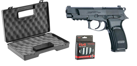Pack Bersa ASG - CO2 + Mallette ABS + 5 CO2 - ChasseTir.com