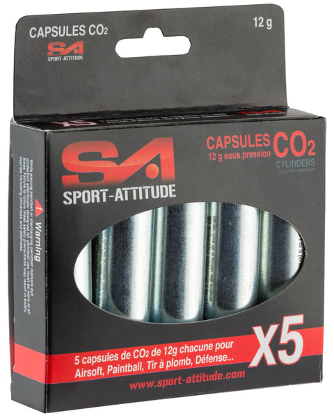 Pack Bersa ASG - CO2 + Mallette ABS + 5 CO2 - ChasseTir.com