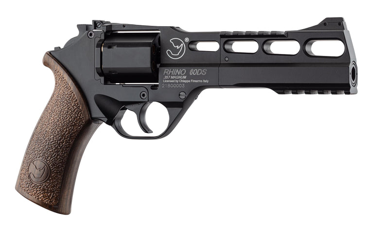 Réplique Airsoft CHIAPPA Revolver Co2 Rhino 60DS Black Mat 0.95J