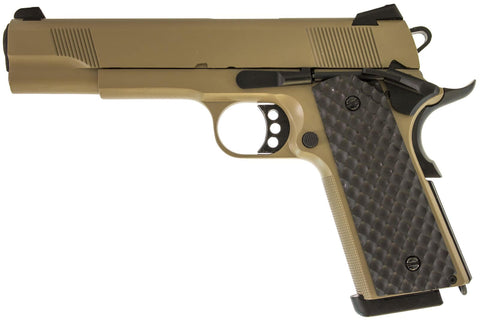 Réplique Airsoft Raven GBB 1911 MEU Full Metal Gaz Tan 1.0J
