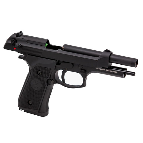 Réplique Airsoft Raven Pistolet GBB 92F Black