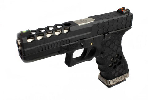Réplique AW Custom GBB VX0101 HEX CUT Full Noir - ChasseTir.com