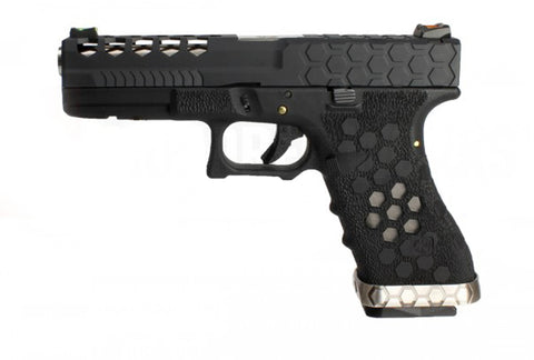Réplique AW Custom GBB VX0101 HEX CUT Full Noir - ChasseTir.com