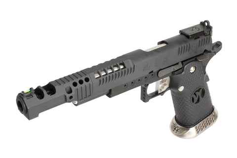 Réplique AW Custom GBB HX2401 IPSC Split .38 Supercomp - ChasseTir.com