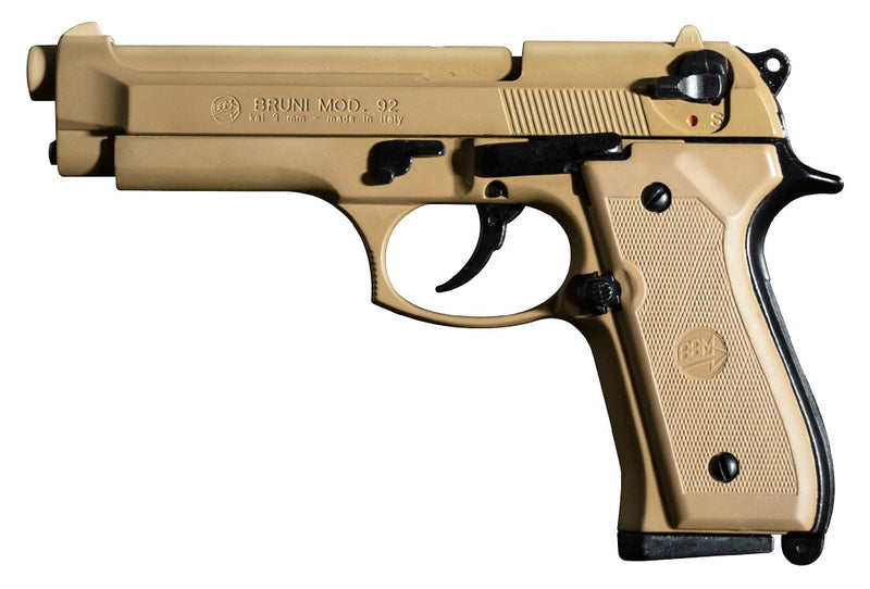 Pistolet Bruni - Modèle 92 Désert - 9mm - Gaz