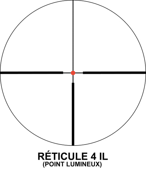 Lunette de battue Microdot Fiber 1-4x24