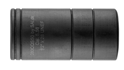 Silencieux SAI D80CQS50 - Cal. 5.56 - Filetage 1/2x28